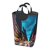 Streets Of New York City - Cesta plegable para ropa sucia para el hogar, baño, almacenamiento