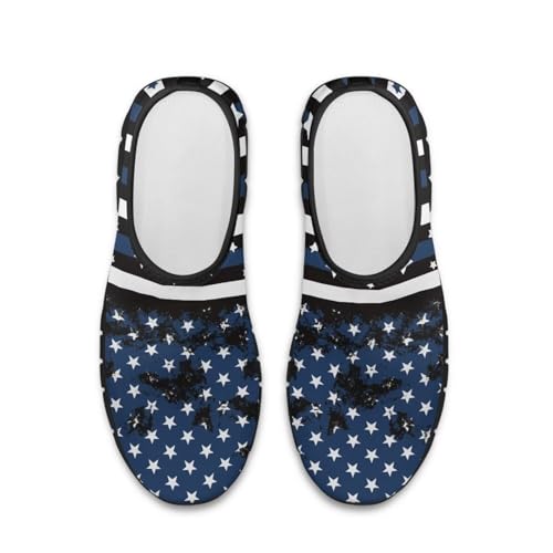 JoyLamoria House Flag Print Shoes for Women Sneaker Walking Loafer Mesh Work Travel