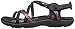 Skechers Women's Regga Slim Keep Close Gladiator Sandal,Black/Pink,7 M US