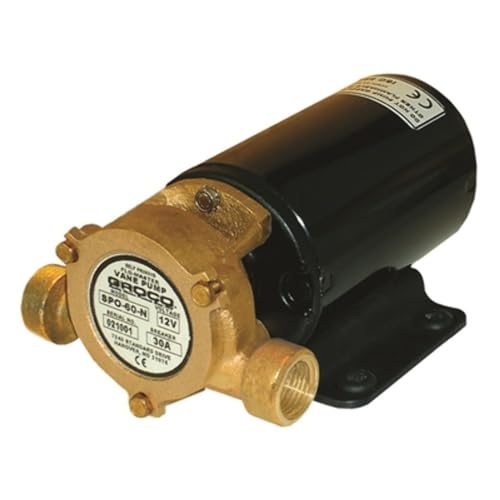 Groco SPO-60-N 12V Above Ground Stainless Steel Vane Pump