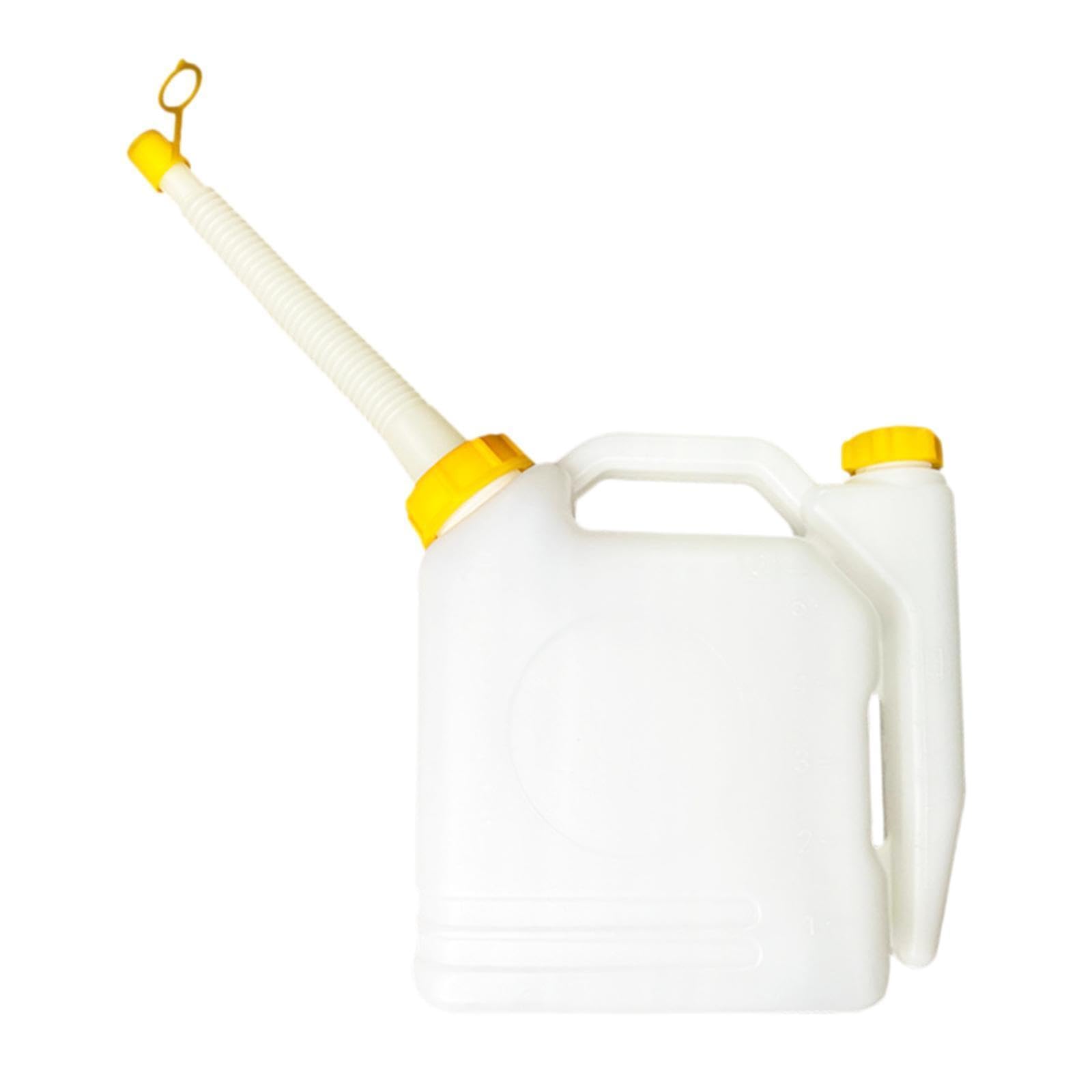 5L Benzinöl-Mischkanister 2-Takt-Messflasche mit Skala 25:1 50:1 40:1 20:1 für Kettensägen Trimmer Rasenmäher