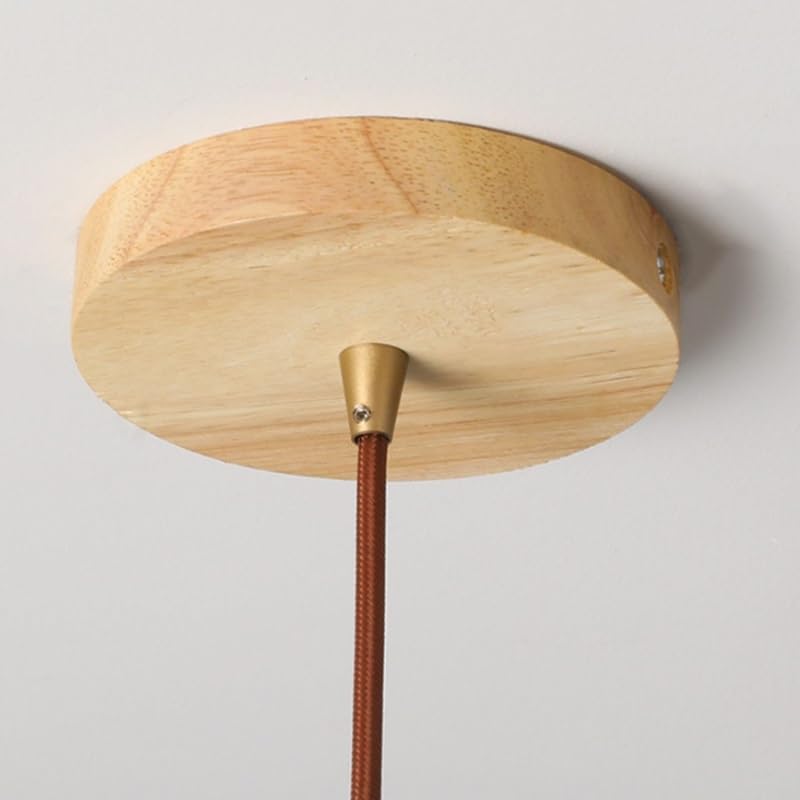 Lámpara colgante de travertino amarillo moderno estilo nórdico para comedor 5