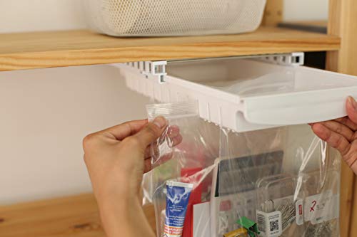 HAIM Living Ziploc Bag Organizer for Fridge Freezer Refrigerator - Best Solution to Clean and Organize Zipper Bag Tray Ziplock Holder Rack Hanger