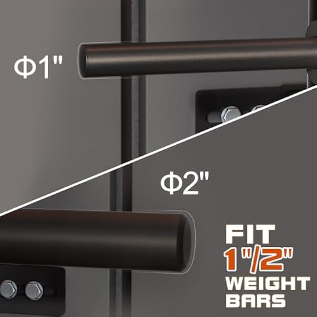 Wall Mount Cable Machine, LAT Pulldown Machines with 19 Positions Dual Pulley System, Cable Crossover Machine with Adjustable Footplate, Weight Workout Equipment Home Gym Station