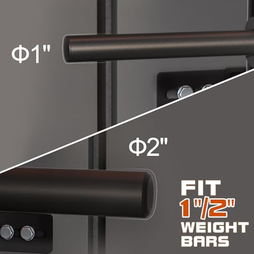 Wall Mount Cable Machine, LAT Pulldown Machines with 19 Positions Dual Pulley System, Cable Crossover Machine with Adjustable Footplate, Weight Workout Equipment Home Gym Station