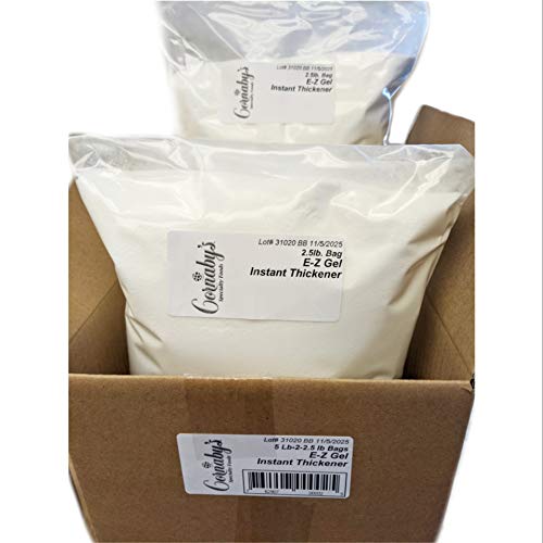 Cornaby's E-Z Gel Instant Food Thickener 5 Pounds | Gluten-Free, Non-GMO, All-Natural, Instant Food Starch Granules For Thickening Sauces, Soups, Gravy, Desserts, Salad Dressing, and More! Pack of 1