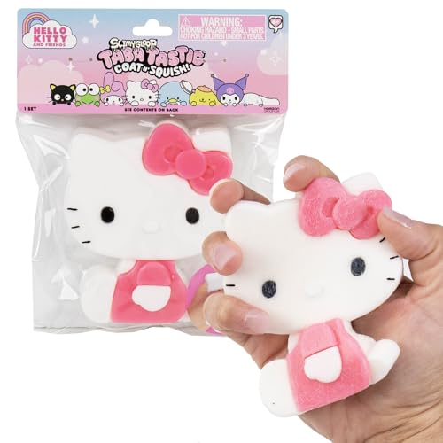 Hello Kitty® and Friends SLIMYGLOOP Taba Tastic™, Sanrio Taba Squishy Making Kit for Kids with Ultra Soft Hello Kitty Squeeze Toy & Flocking Fiber, Cute Sensory Bin Filler Sensory Toys for Kids - image 1