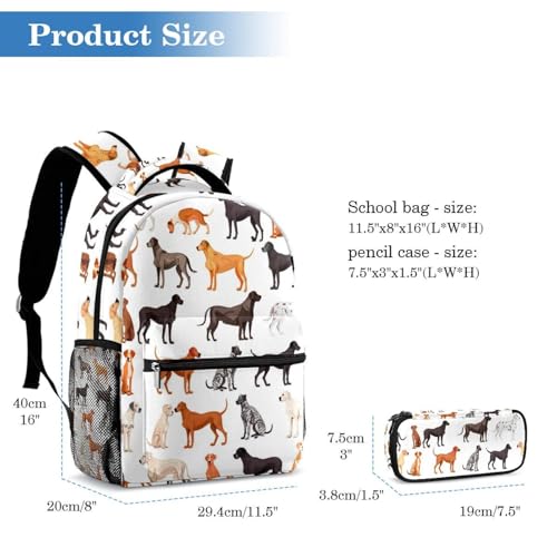 Sac à dos polyvalent réglable avec caniche amusant contre le mal de dos - 2