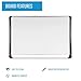 MasterVision MVI Series Magnetic Porcelain Dry Erase Board, Easy Clean, Scratch Resistant Wall Mounting Whiteboard, 48