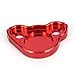 Motorcycle CNC Rear Brake Fluid Reservoir Cover For CRF150R CR125R CR250R CRF250R CRF250X CRF450R CRF450X CRF250RX CRF450RX CRF450L CRF250F Dirt Bike, RED