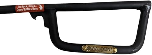 Miniatura 6 de Walden Backyards Fire Pit Poker 24" - Herramienta Legacy de acero resistente de alta temperatura con abridor de botellas integrado para hoyos al