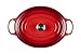 Le Creuset Enameled Cast Iron Signature Oval Dutch Oven, 9.5 qt., Cerise