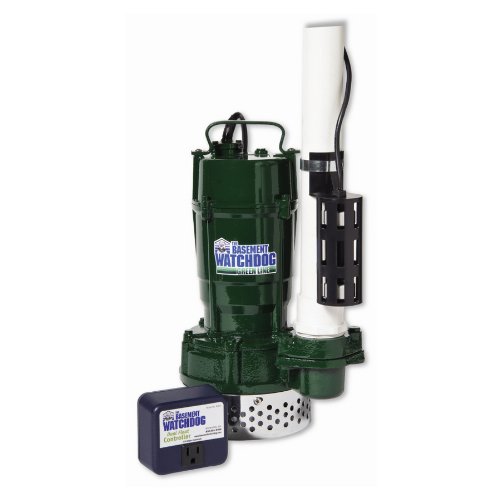 THE BASEMENT WATCHDOG Model BWT075 3/4 HP 5,300 GPH at 0 ft. and 3,630 GPH at 10 ft. Cast Iron/Cast Aluminum Submersible Sump Pump with Caged Dual Micro Reed Float Switch