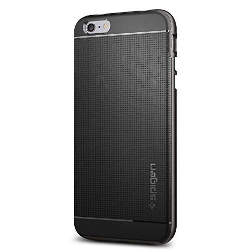 Spigen Neo Hybrid iPhone 6S Plus Case with Flexible Inner Protection and Reinforced Hard Bumper Frame for iPhone 6S Plus / iPhone 6 Plus - Gunmetal