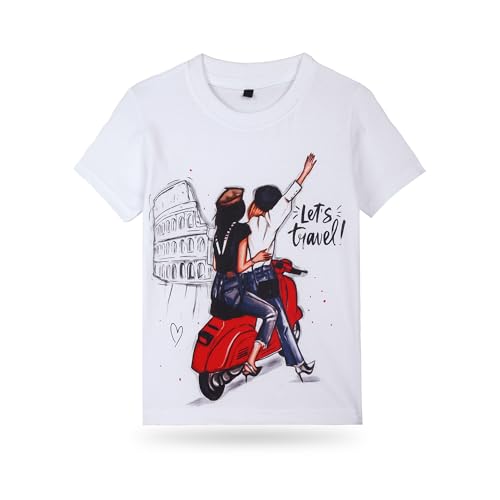 Image of T2F Boys Cotton Regular fit T-Shirts Pack of 5 |Soft Cotton Breathable Fabric | Half Sleeve Round Neck | Casual Wear Combo | Kids Clothing