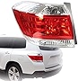 munirater 1-Pack Rear Left Tail Light Brake Lamp Assembly Replacement for 2011-2013 Toyota Highlander Driver Side 815600E070 TO2800185