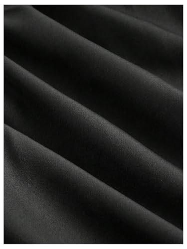 SOLY HUX Women's Plus Size Ruffle Midi Skirt Elastic Waist High Low Asymmetrical Hem Summer Skirts4