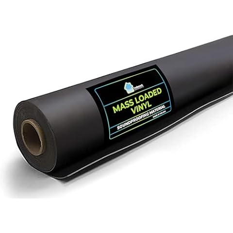 Trademark Soundproofing Mass Loaded Vinyl 1lb - MLV Soundproofing for Wall Sound Barrier - Sound Insulation - Made in USA (4' x 25' (100 sf)) Cover