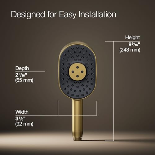 Regadera de mano Kohler Statement 3 funciones 2.5 gpm miniatura 3