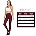 HeyUU Women's 80 Denier Soft Opaque Tights, High Waist Solid Color Footed Pantyhose 20+ Colors burgundy S-M