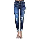 Material: Polyester nobrand Jeans für Frauen mit Hosen mit hoher Taille für Frauen sowie große Röhrenjeans