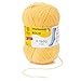 Regia Schachenmayr 4-Fili Uni, 50G Yellow Filati per Maglieria A Mano