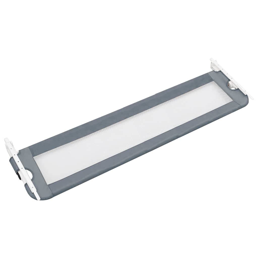 INLIFE Barrera protectora para cama infantil, gris, 150 x 42 cm, poliéster, 2,5 kg, 10167