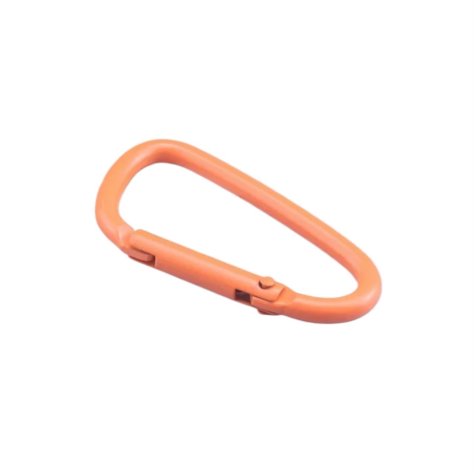 Karabińczyk, 5-20 sztuk/zestaw Karabinek ze stopu aluminium Klamra Sprzęt kempingowy Plecak Butelka wody Wisząca Brelok(Orange,4.5cm 20PCS)