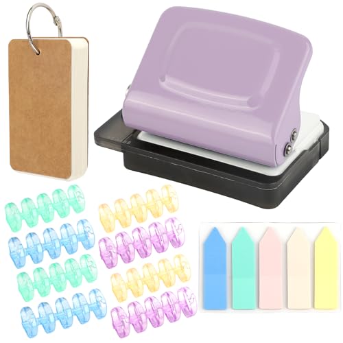 6 Hole Puncher Mini Binding Machine for A4 A5 B5 Planner Paper