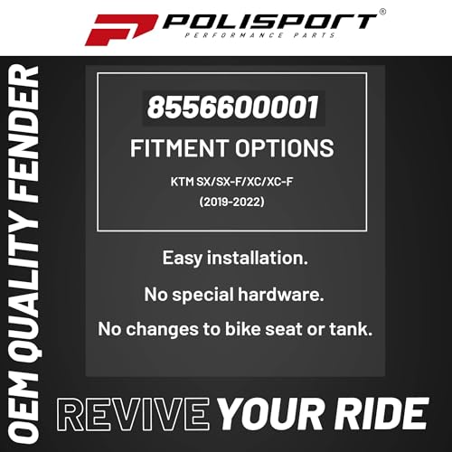 Polisport 8556600001 Rear Fender - 3