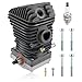 Carbhub 42.5mm Cylinder Assembly for STIHL 023 025 MS230 MS250 Chainsaw with Spark Plug Replacement Crankcase Connector