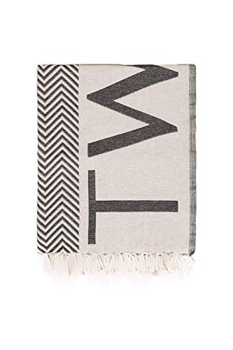 Twinset Telo Mare con Maxi Logo e Cuore Grande