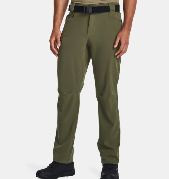 Under Armour Men's Defender Pants, (390) Marine OD Green / / Marine OD Green, 42/32