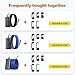 DEPSTECH Wireless Endoscope Hook Magnet Side View Mirror Set, Including 30 45 60 Degree Mirror for Depstech WF010 Borescope- Black