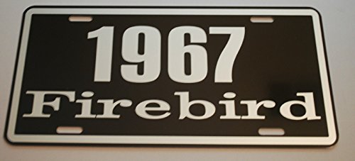1967 67 Firebird Year Metal License Plate Novelty Reproduction Sign 6x12 Fits Pontiac Trans Am Hot Rod Muscle Car Classic Custom Garage Display Collection Man Cave Restaurant Wall Art Gift