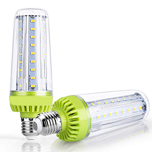 20 W Maïs ampoules LED W 2000 lumens LED Maïs ampoules E27 ampoules LED 6000 K brillantes pour Home Studio photo Garage extérieur maison de cuisine Salon salle à manger Bureau Garage Lot de 2 Cover