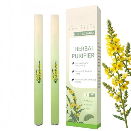 2Pcs Mullein Purifier Inhaler with Natural Extract