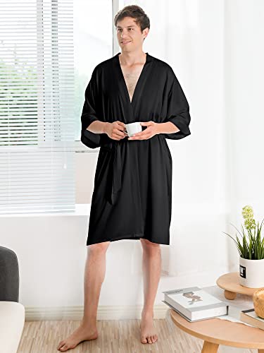 AW BRIDAL 2Pcs Mr Mrs Robes Silk Matching Robes for Couples Bride and Groom Wedding Robe Anniversary Engagement Gifts4