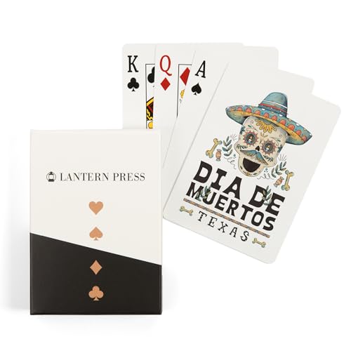 Naipes estilo Día de los Muertos, 52 cartas poker