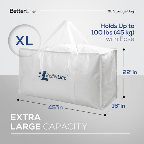 Sac de rangement extra large en polypropylène 114x55x40 cm