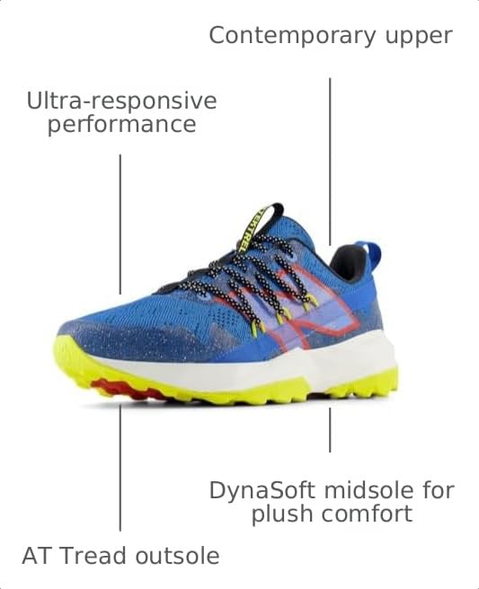 Image of New Balance Men's Dynasoft Tektrel V1 Suede Trail Running Shoes