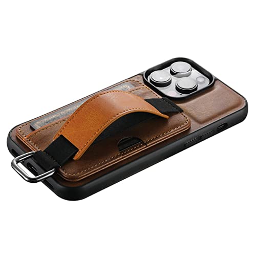 Étui en cuir de luxe pour iPhone XS avec porte-carte et support chic