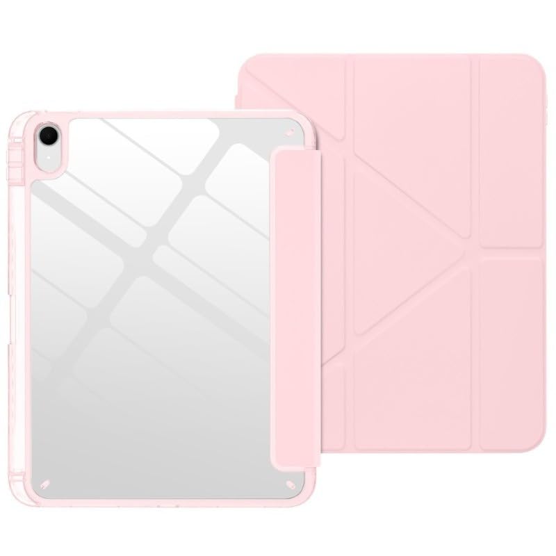 Étui iPad 6e génération 9.7 2018 rose antichoc pour éviter les fissures