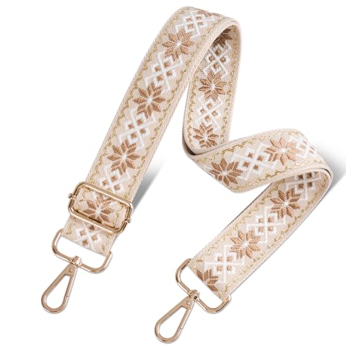Image of chushui Metallic Thread Purse Strap for Women, Woven Replacement Bag Strap | Subtle Shine That Changes with the Light