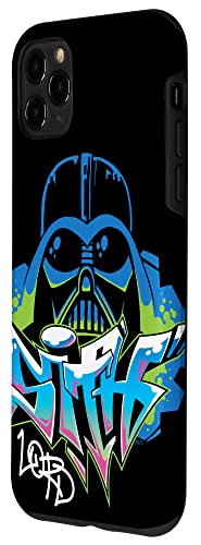 Coque iPhone 11 Pro Max Star Wars antichoc imprimé graffiti Darth Vader