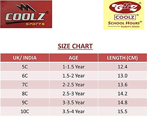 Coolz-Kids-Unisex-Casual-Knitted-Shoes-with-Light-Blink-4-for-1-4-Years-Boys-and-Girls