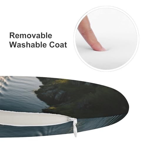 Cojín de asiento viscoelástico Fjord con funda lavable de cremallera 4