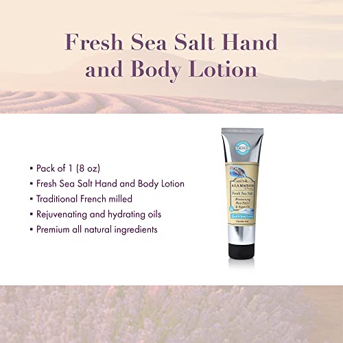 A La Maison Fresh Sea Salt Lotion For Dry Skin - Natural Hand And Body Lotion (1 Pack, 8 Oz Bottle) #TOP1