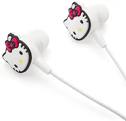 FONE DE OUVIDO HELLO KITTY INTRA AURICULAR COM FIO E MICROFONE LETRON