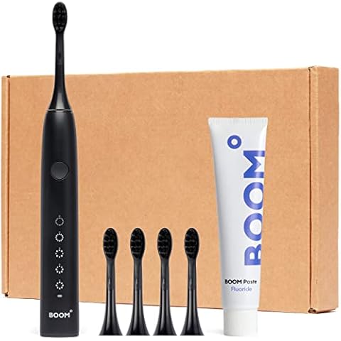 BOOMBRUSH Elektrische Zahnbürste Schallzahnbürste Ultraschall Cover